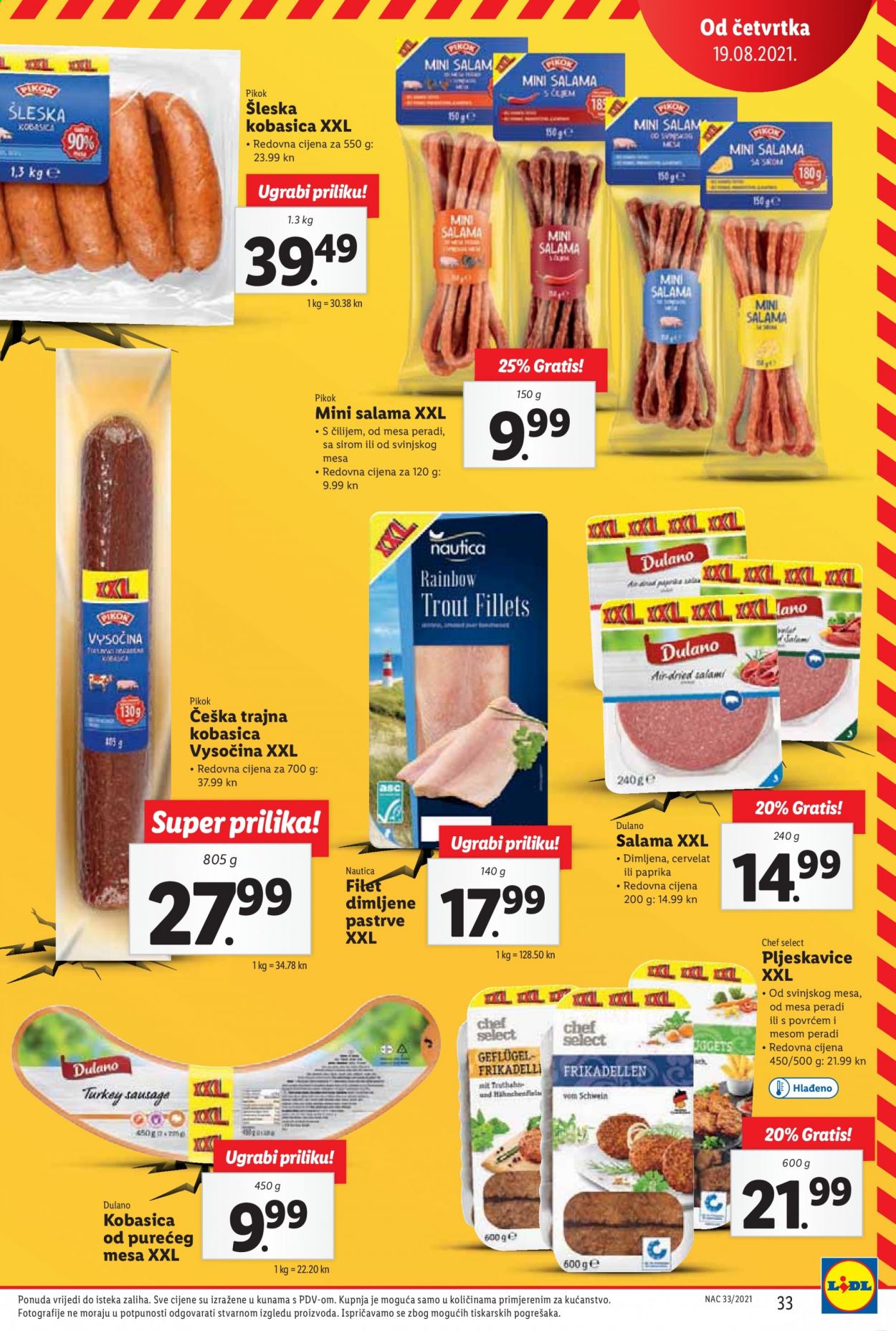 Lidl katalog - 16.08.2021. - 22.08.2021. Stranica 33