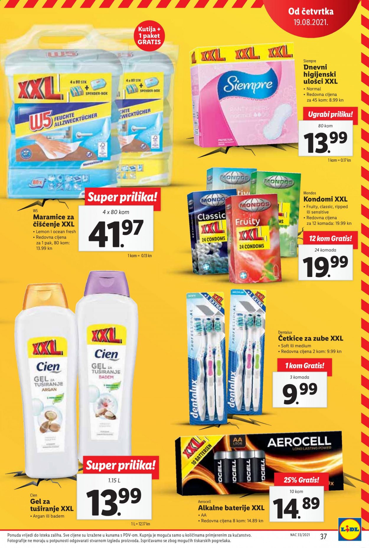 Lidl katalog - 16.08.2021. - 22.08.2021. Stranica 37