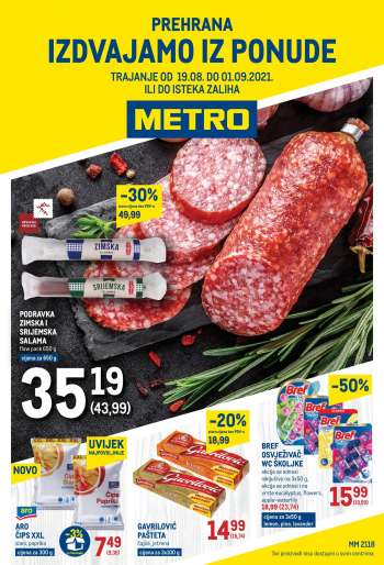 Metro katalog - 19.08.2021. - 01.09.2021.