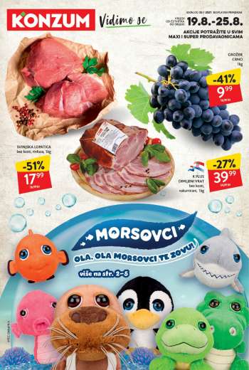 Konzum katalog - 19.08.2021. - 25.08.2021.