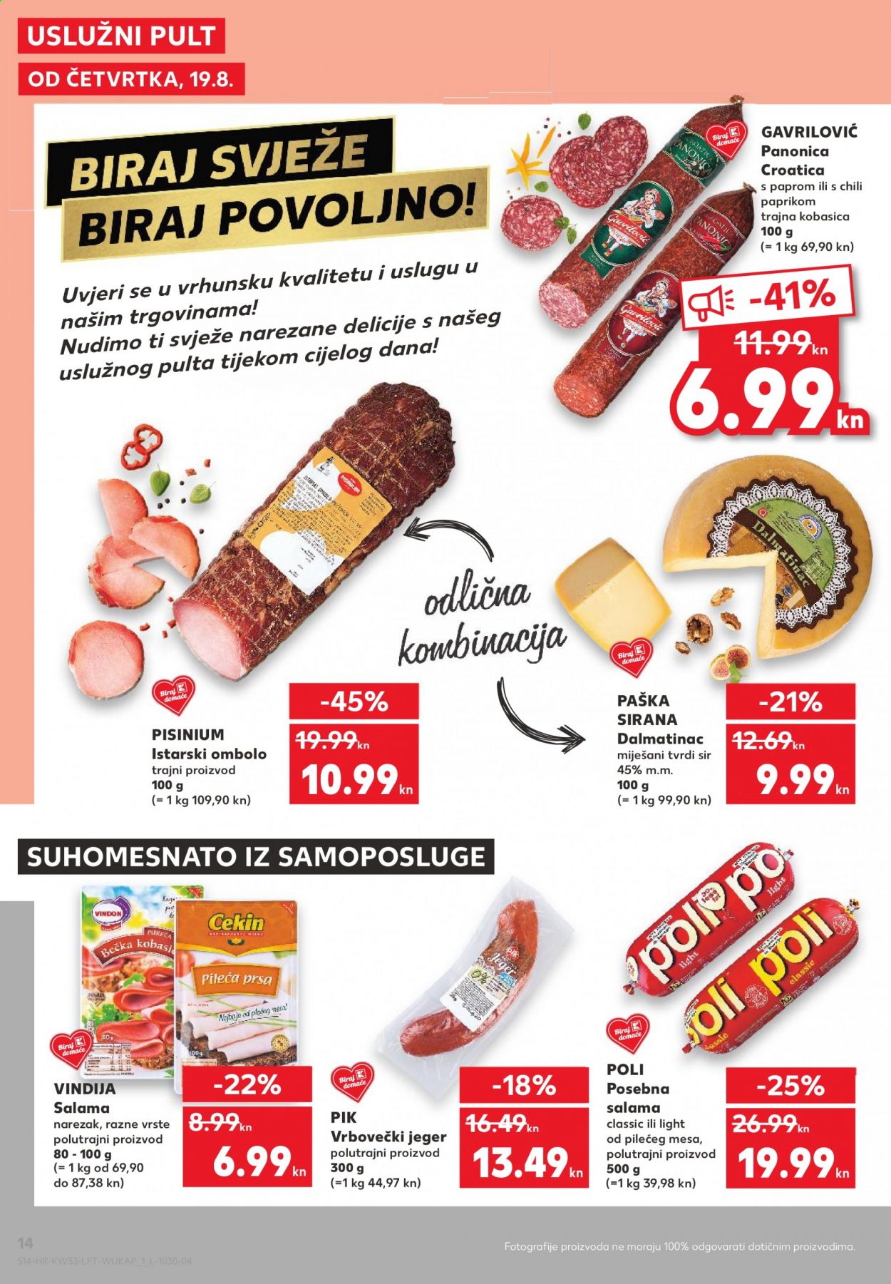 Kaufland katalog - 19.08.2021. - 25.08.2021. Stranica 14