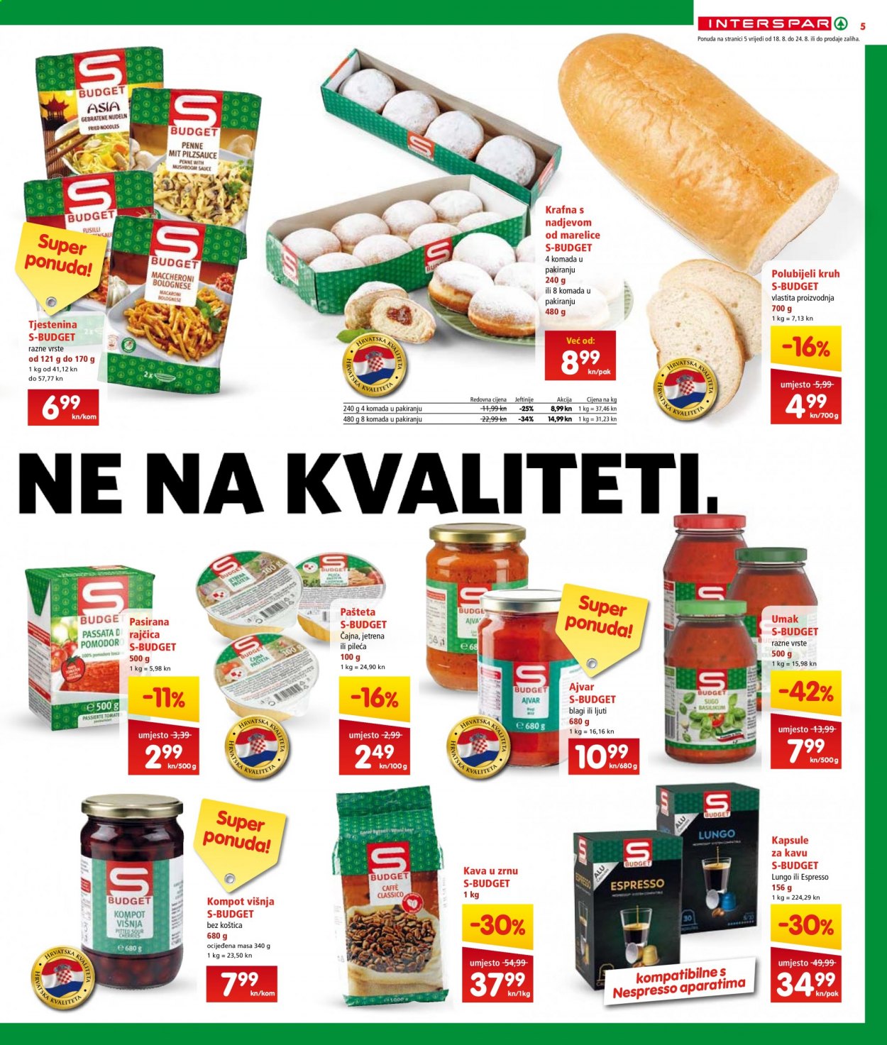 INTERSPAR katalog - 18.08.2021. - 24.08.2021. Stranica 5