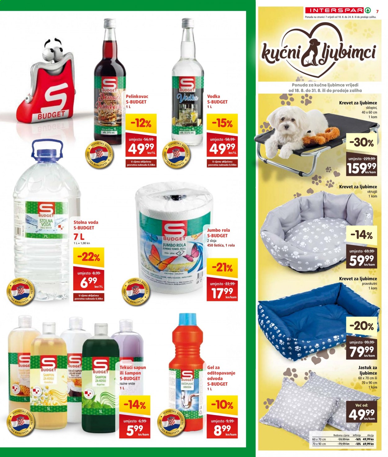 INTERSPAR katalog - 18.08.2021. - 24.08.2021. Stranica 7
