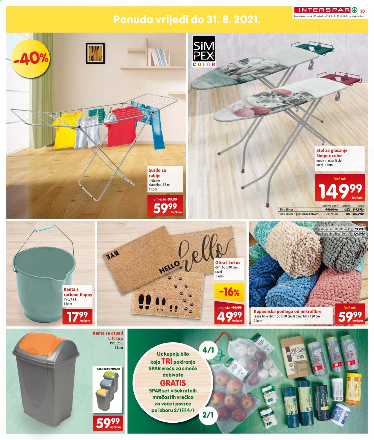 INTERSPAR katalog - 18.08.2021. - 24.08.2021. Stranica 23