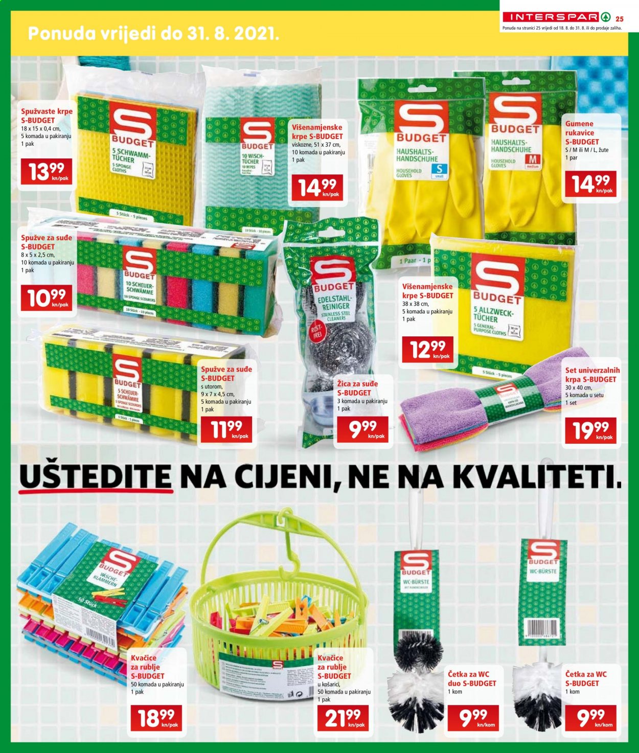 INTERSPAR katalog - 18.08.2021. - 24.08.2021. Stranica 25