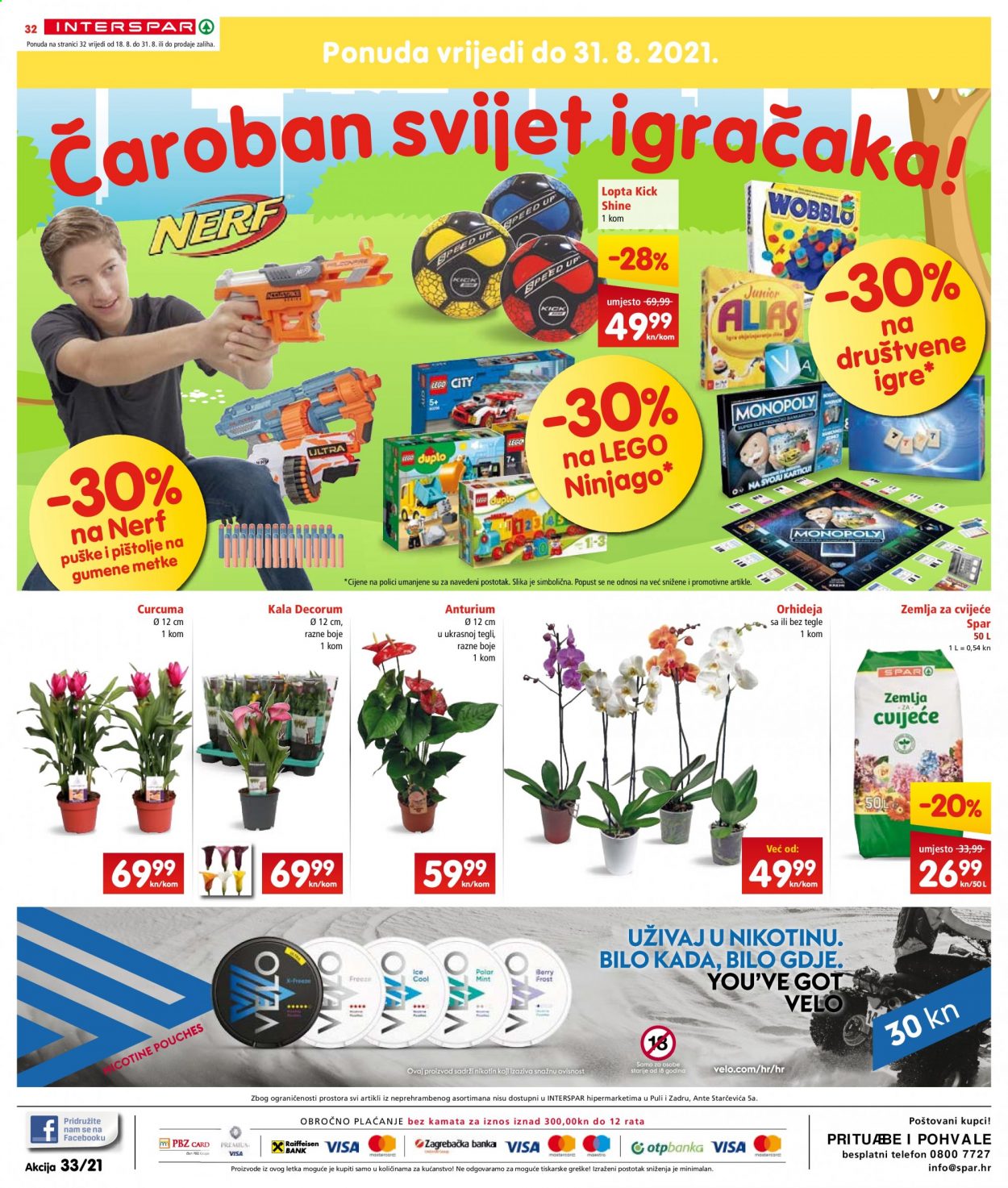 INTERSPAR katalog - 18.08.2021. - 24.08.2021. Stranica 32