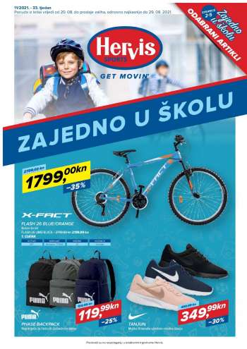 Hervis katalog - 20.08.2021. - 29.08.2021.