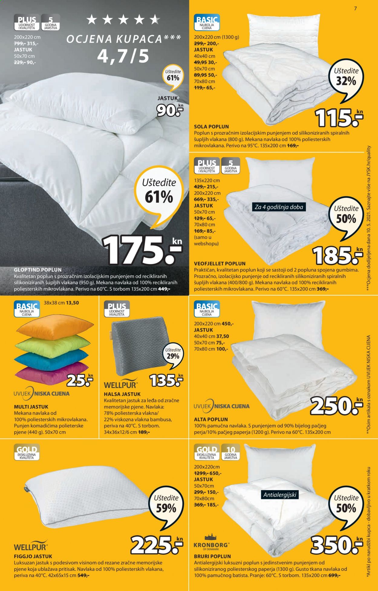 JYSK katalog - 19.08.2021. - 01.09.2021. Stranica 7