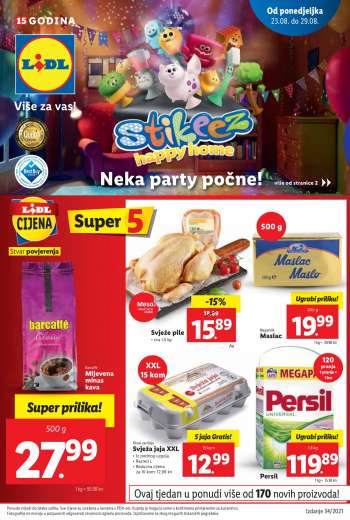 Lidl katalog - 23.08.2021. - 29.08.2021.