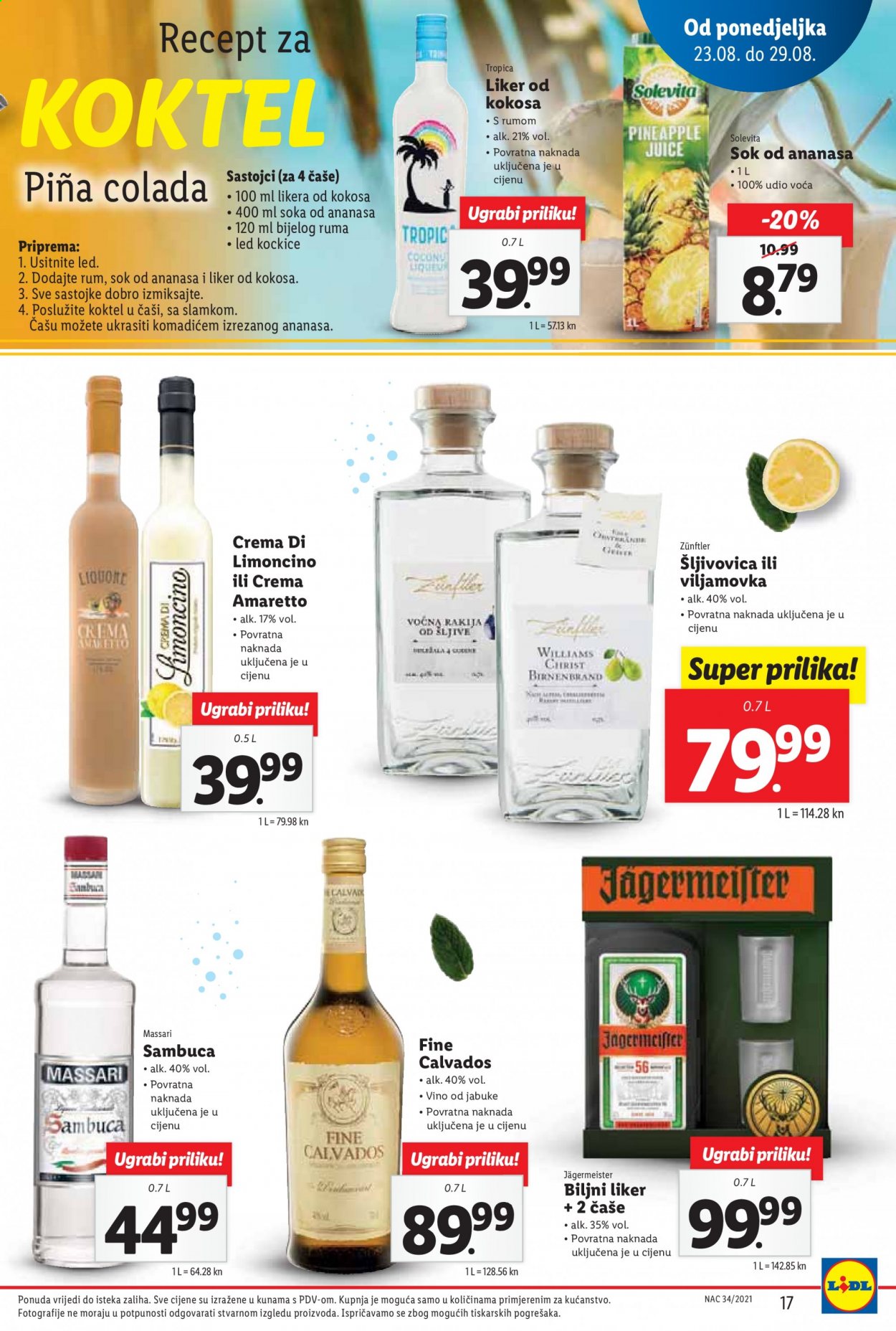 Lidl katalog - 23.08.2021. - 29.08.2021. Stranica 17
