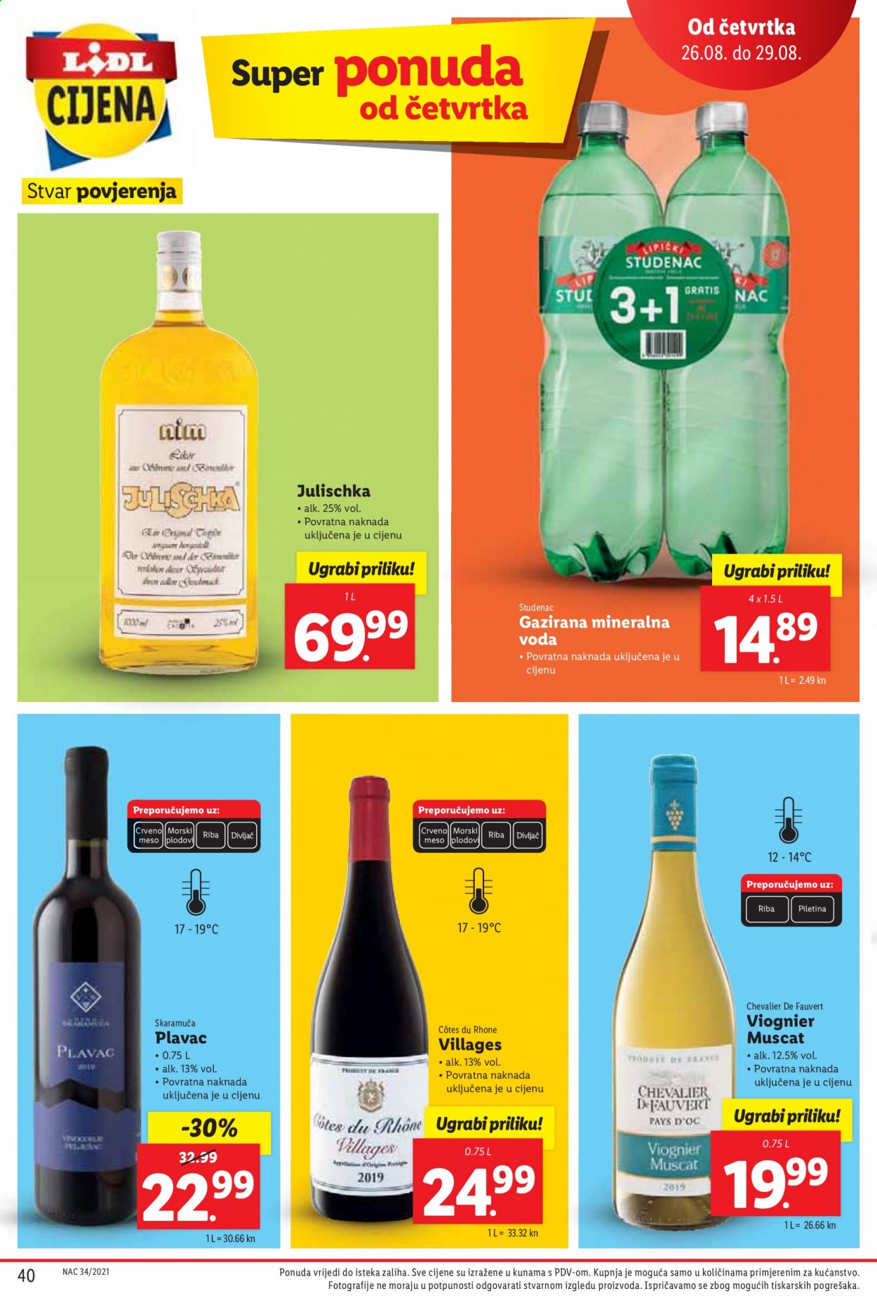 Lidl katalog - 23.08.2021. - 29.08.2021. Stranica 40