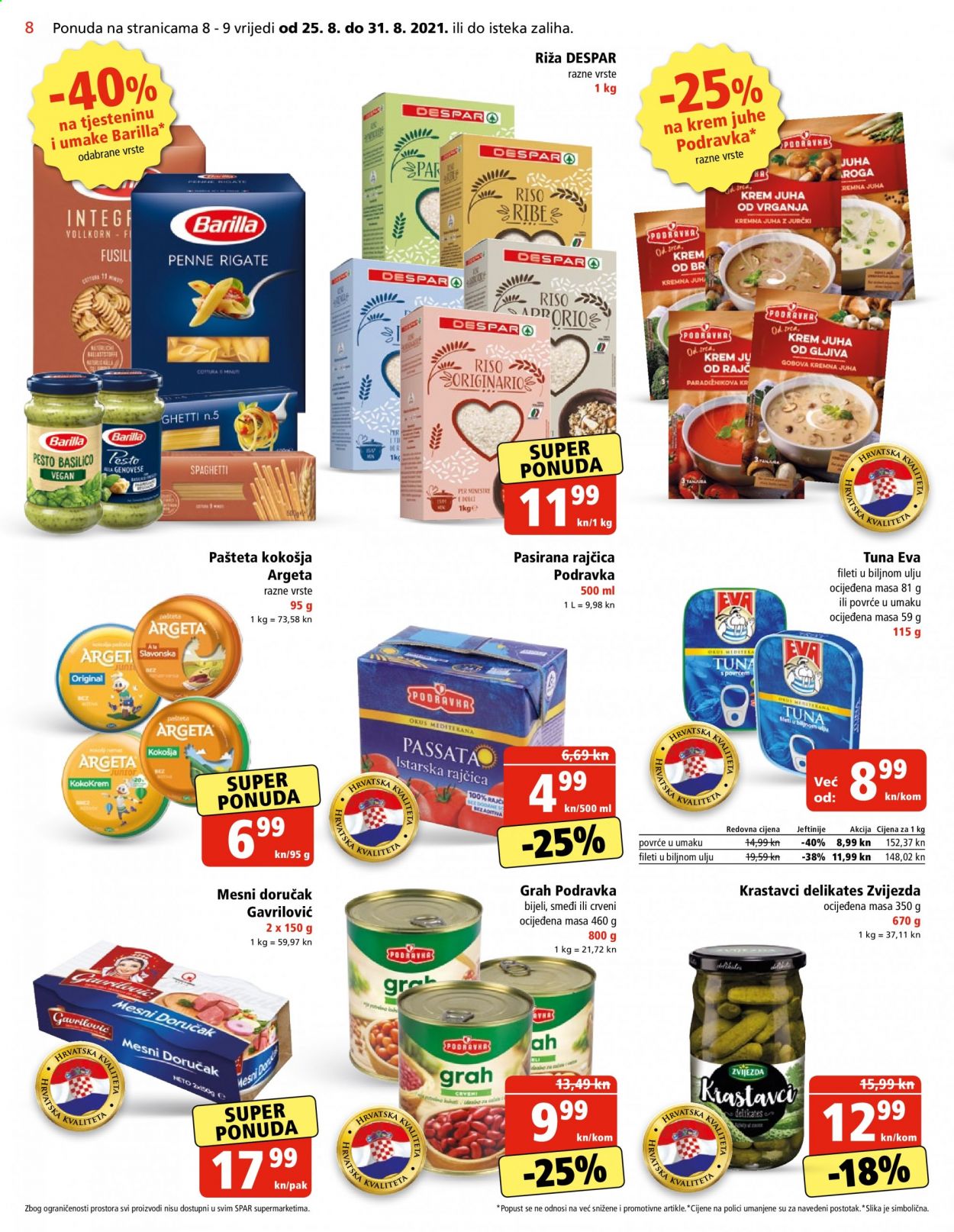 SPAR katalog - 25.08.2021. - 31.08.2021. Stranica 8