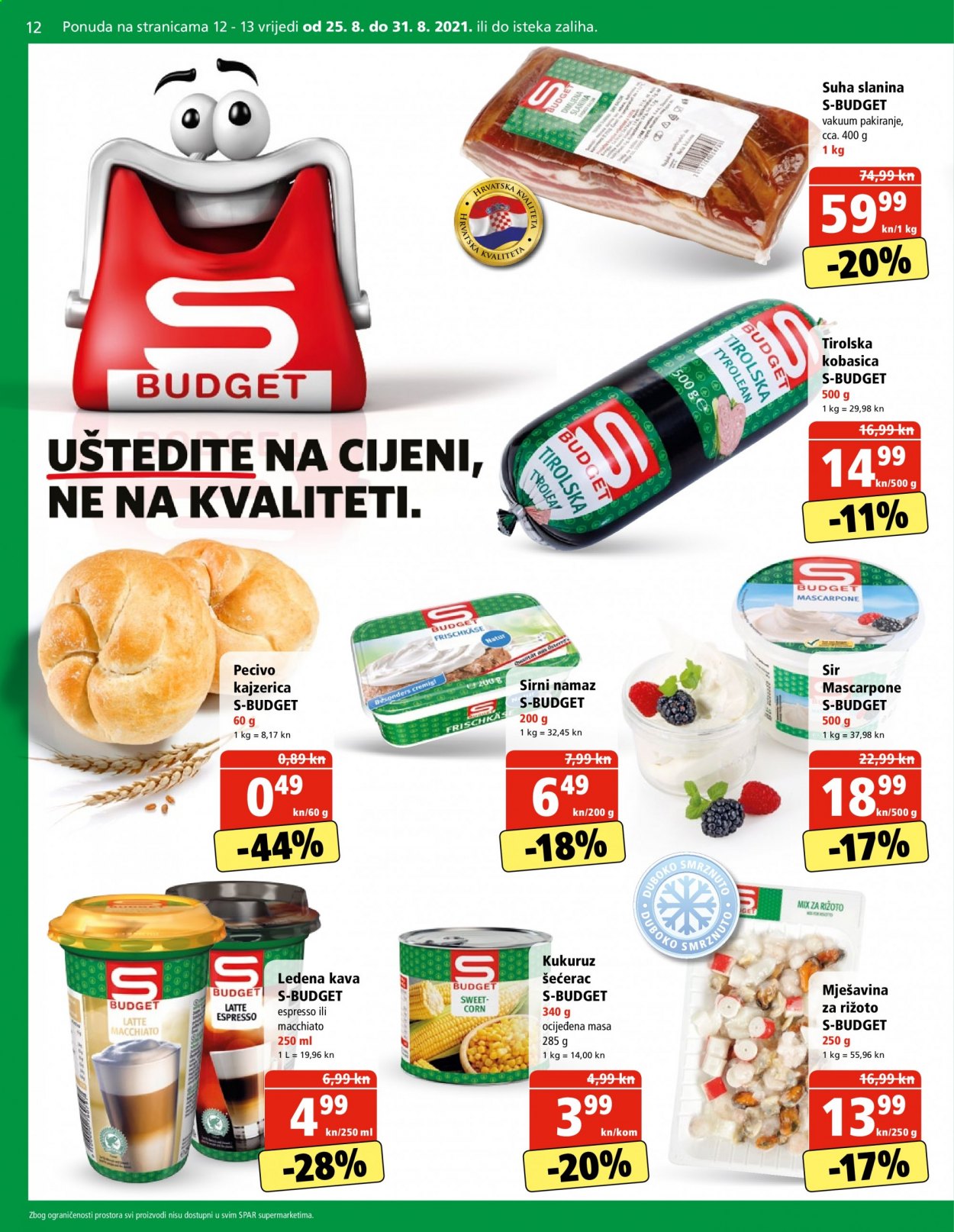 SPAR katalog - 25.08.2021. - 31.08.2021. Stranica 12