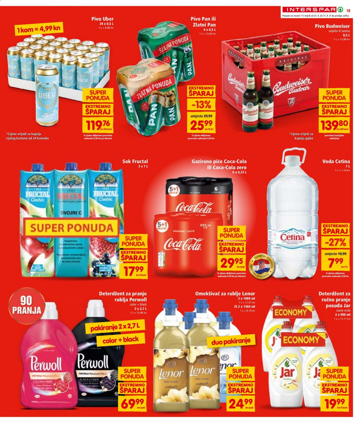 INTERSPAR katalog - 25.08.2021. - 31.08.2021. Stranica 15