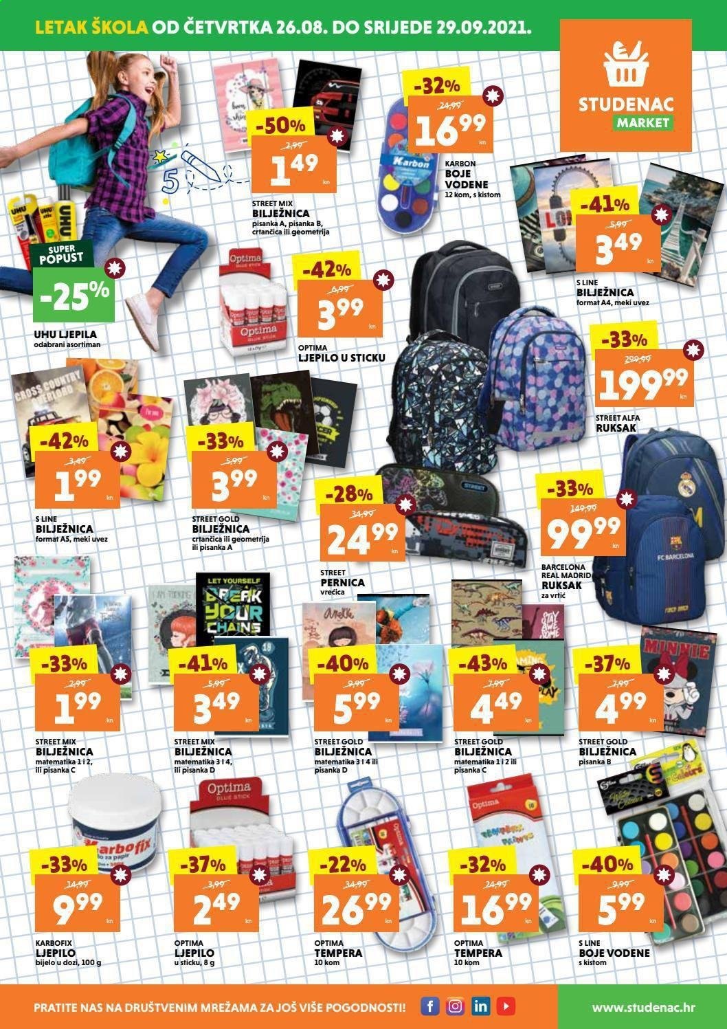 Studenac katalog - 26.08.2021. - 29.08.2021. Stranica 1