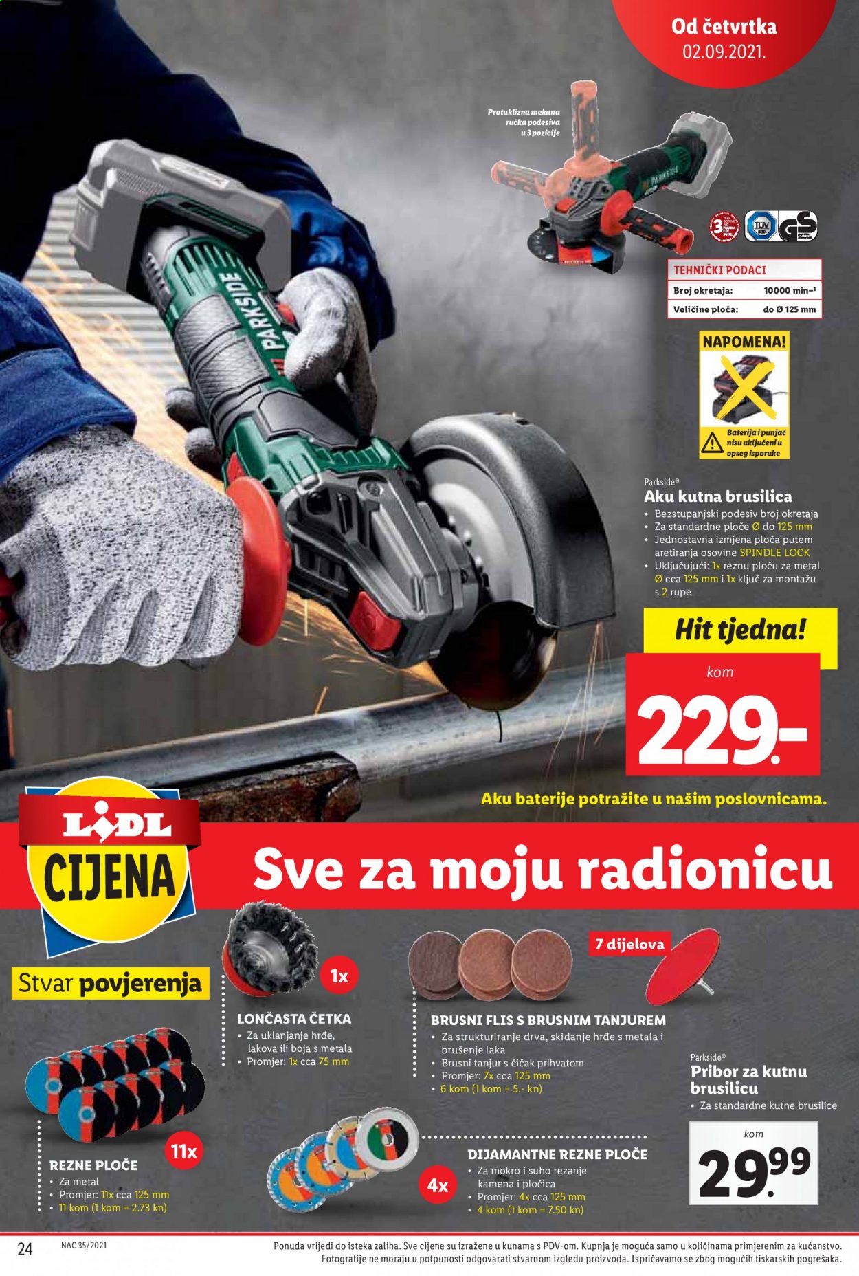 Lidl katalog - 30.08.2021. - 05.09.2021. Stranica 24