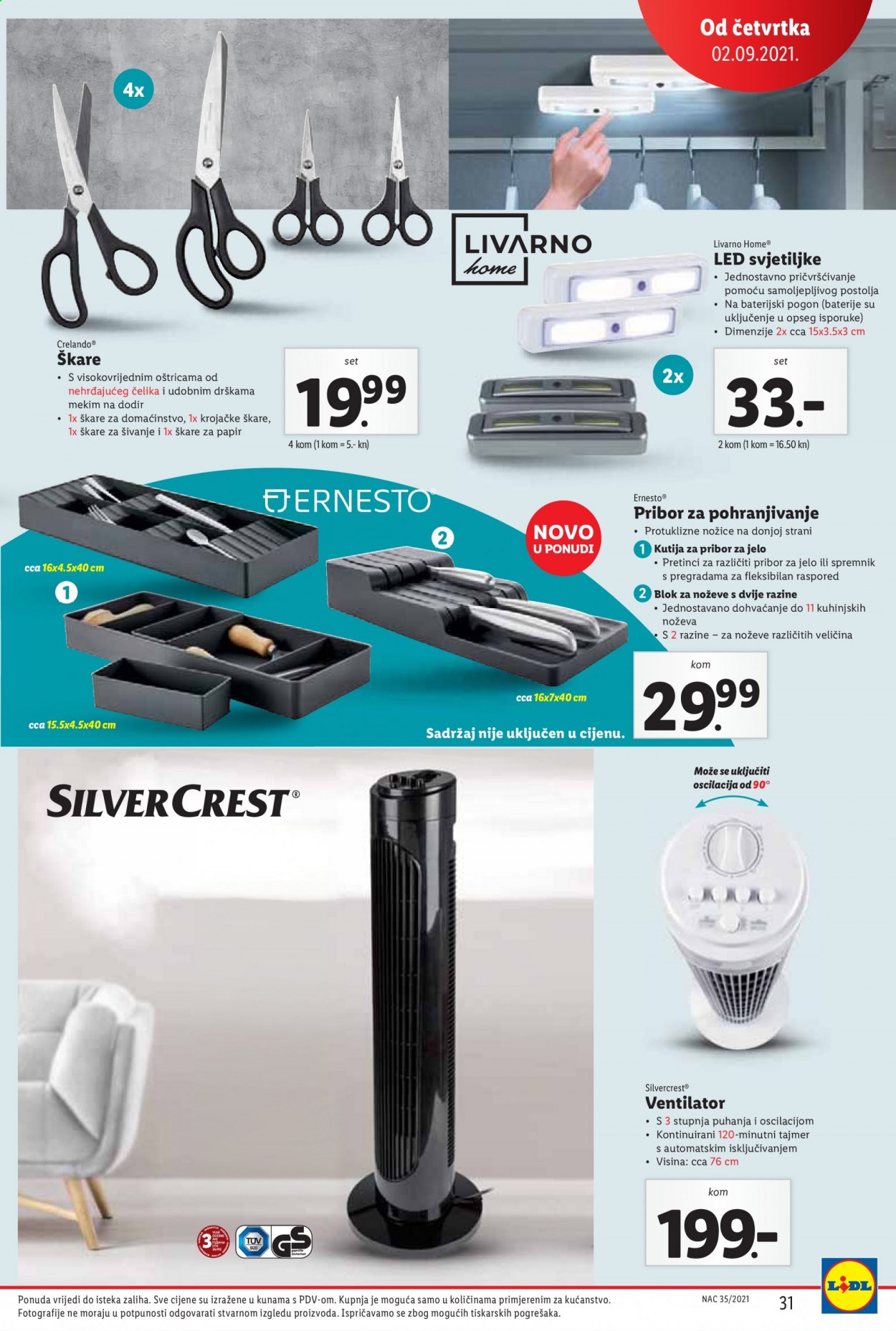 Lidl katalog - 30.08.2021. - 05.09.2021. Stranica 31