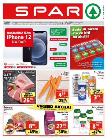 SPAR katalog - 01.09.2021. - 07.09.2021.