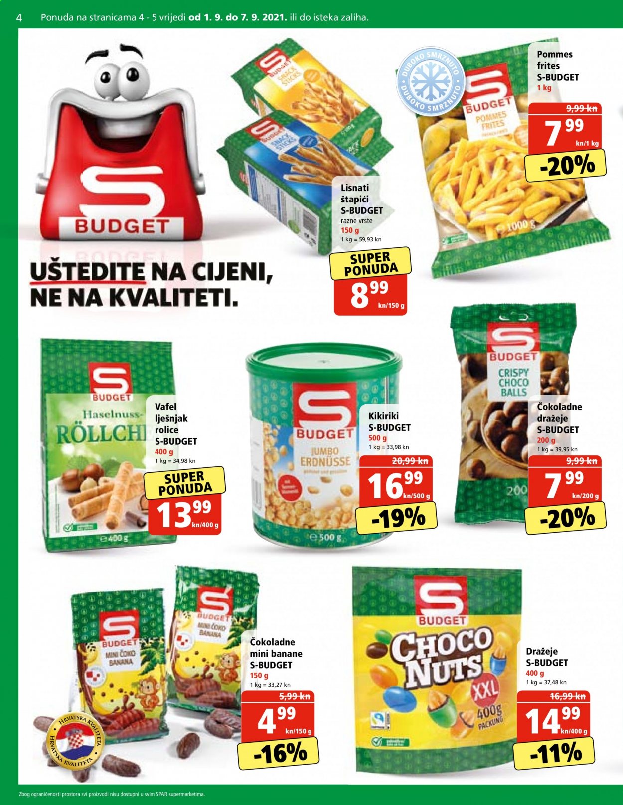SPAR katalog - 01.09.2021. - 07.09.2021. Stranica 4