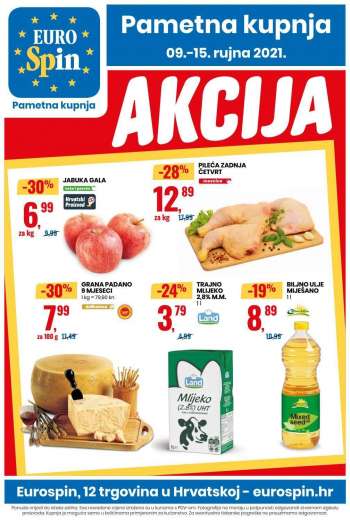 Eurospin katalog - 09.09.2021. - 15.09.2021.