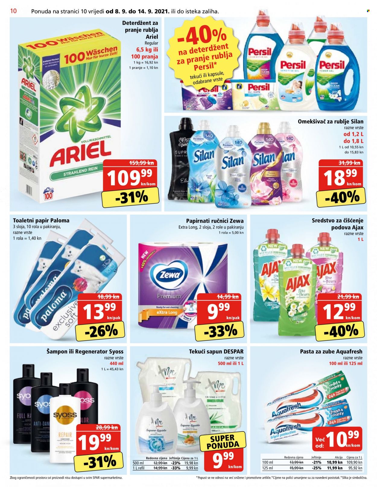 SPAR katalog - 08.09.2021. - 14.09.2021. Stranica 10