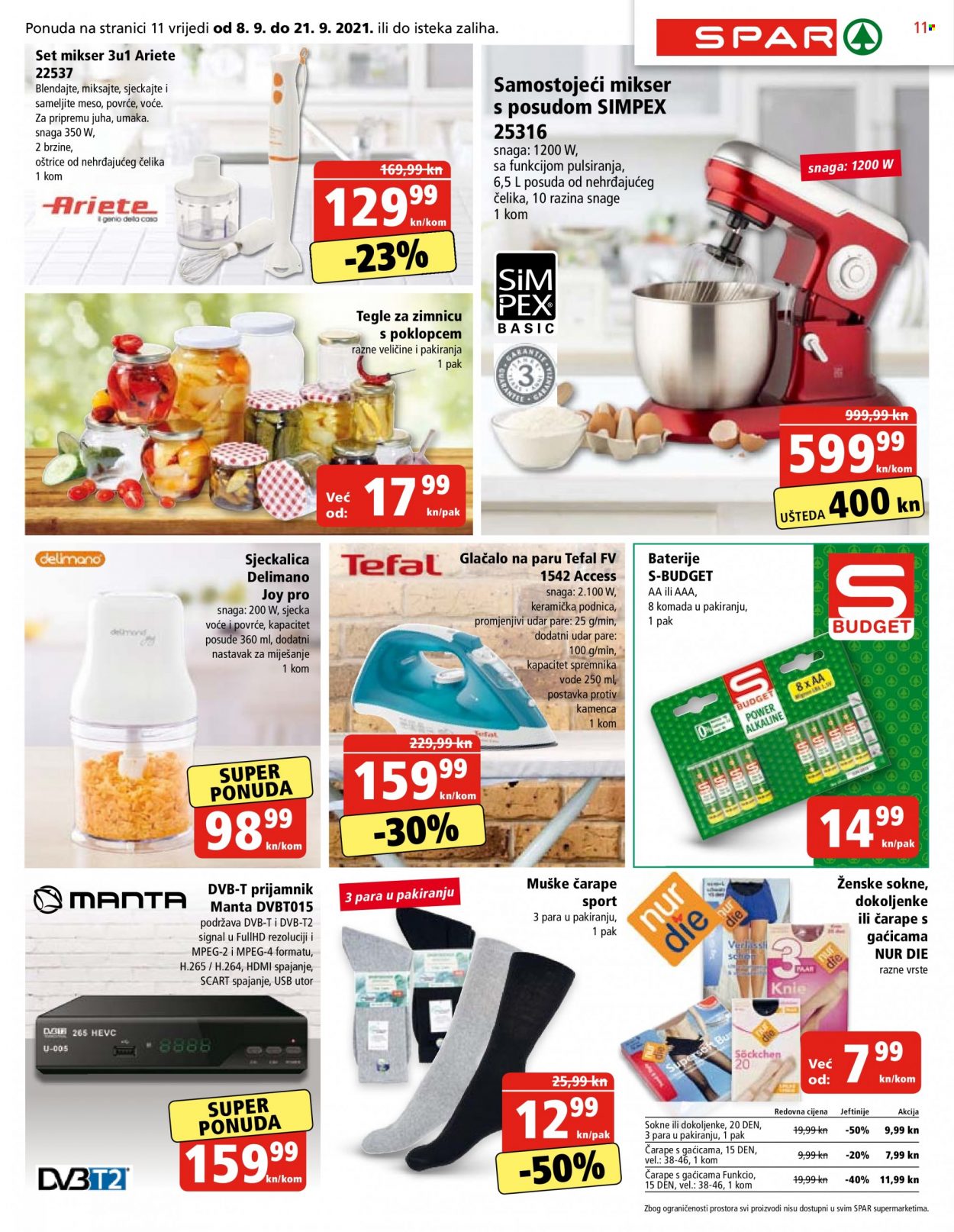 SPAR katalog - 08.09.2021. - 14.09.2021. Stranica 11
