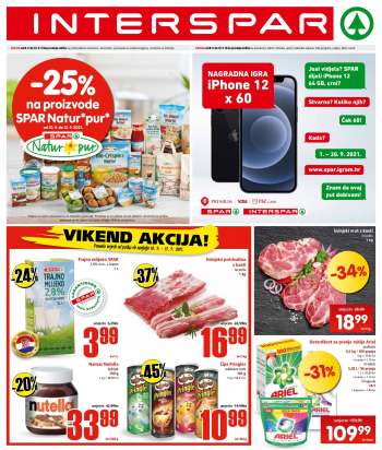 INTERSPAR katalog - 08.09.2021. - 14.09.2021.