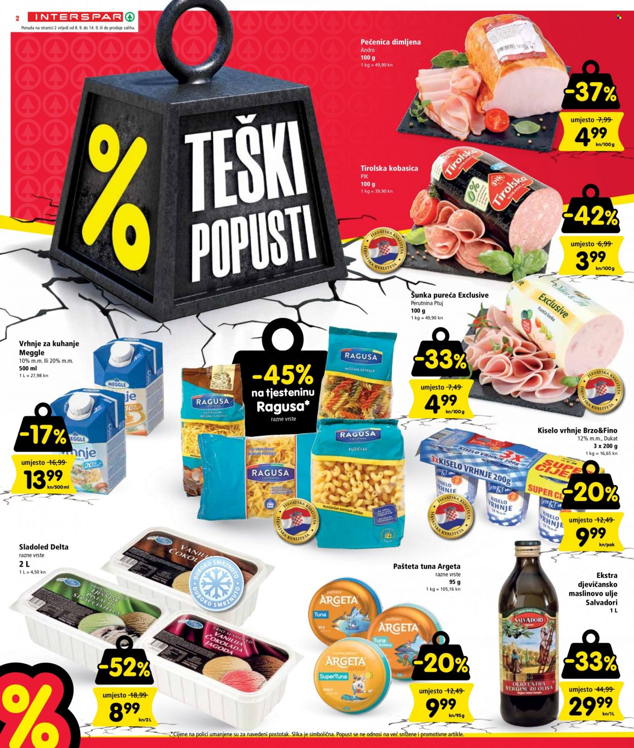 INTERSPAR katalog - 08.09.2021. - 14.09.2021. Stranica 2