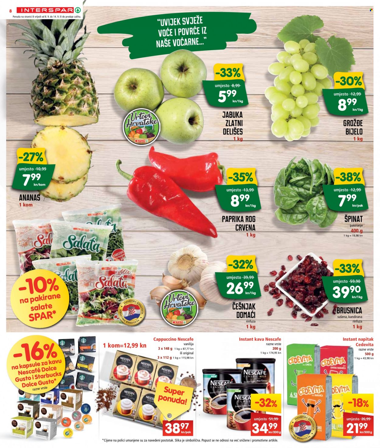 INTERSPAR katalog - 08.09.2021. - 14.09.2021. Stranica 8