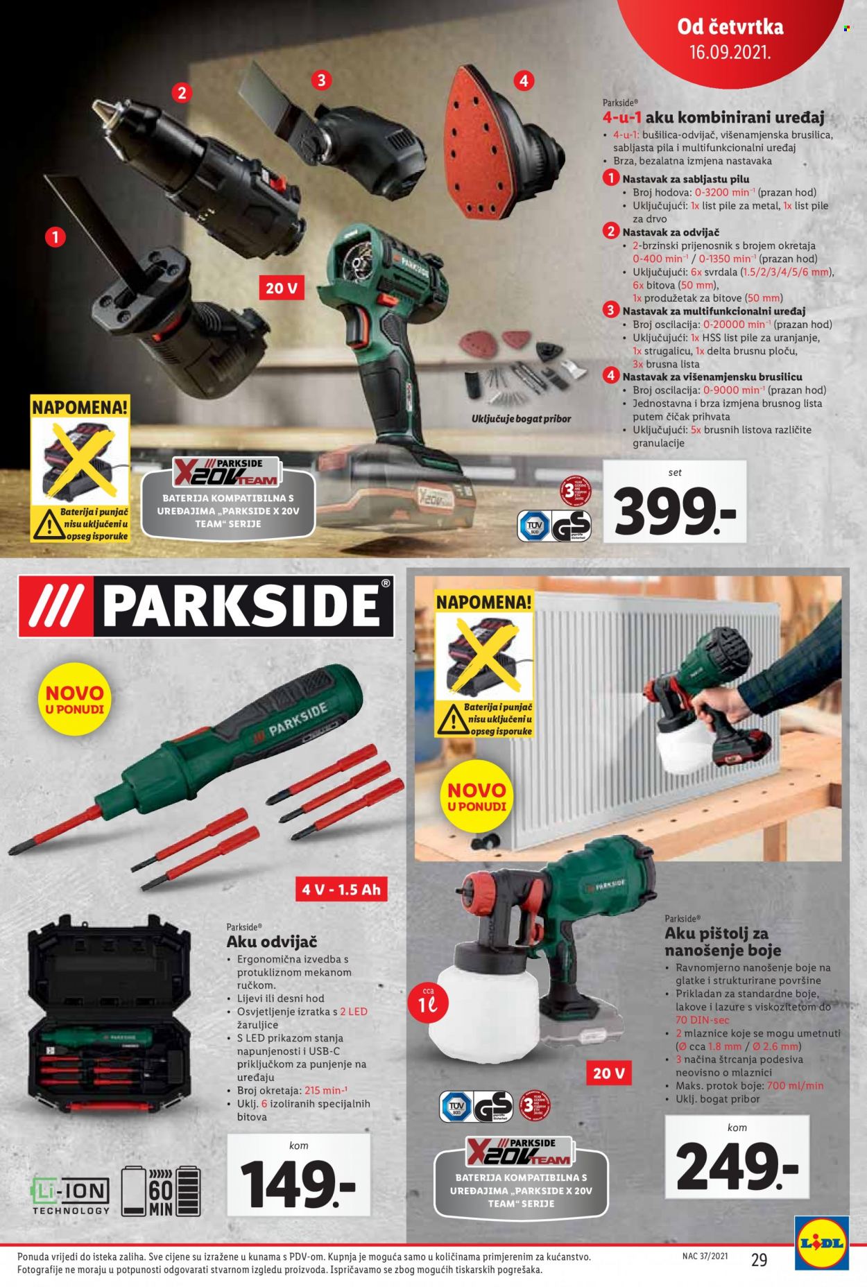 Lidl katalog - 13.09.2021. - 19.09.2021. Stranica 29