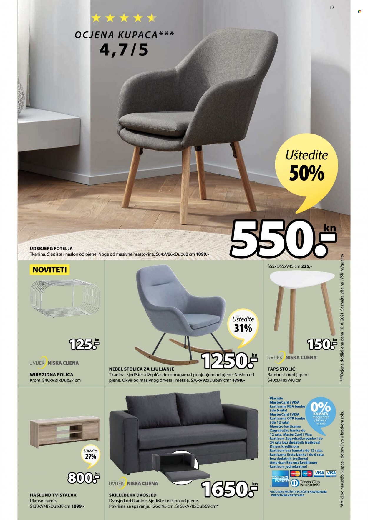 JYSK katalog - 09.09.2021. - 22.09.2021. Stranica 17