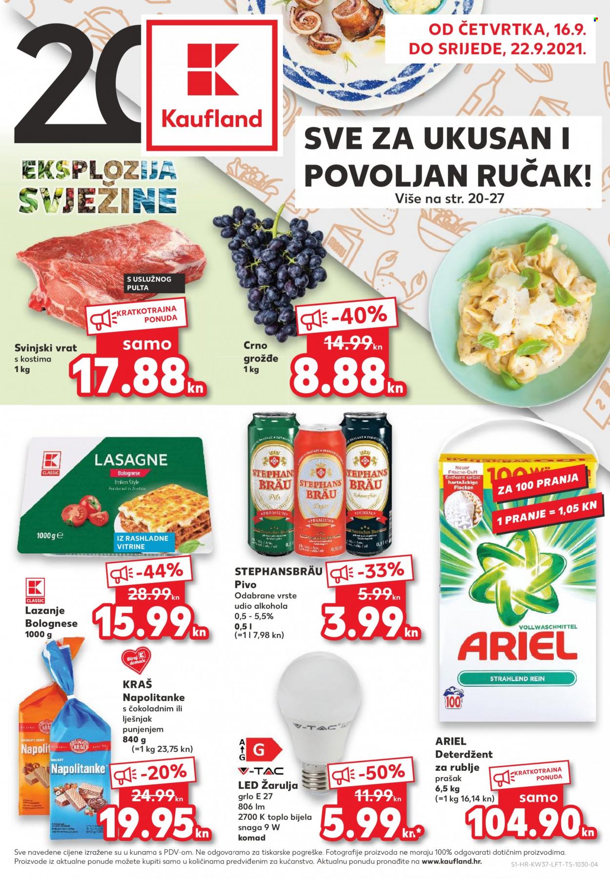 Kaufland katalog - 16.09.2021. - 22.09.2021. Stranica 1