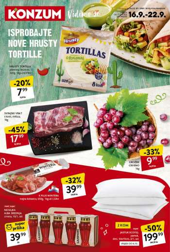 Konzum katalog - 16.09.2021. - 22.09.2021.