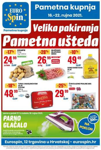 Eurospin katalog - 16.09.2021. - 22.09.2021.