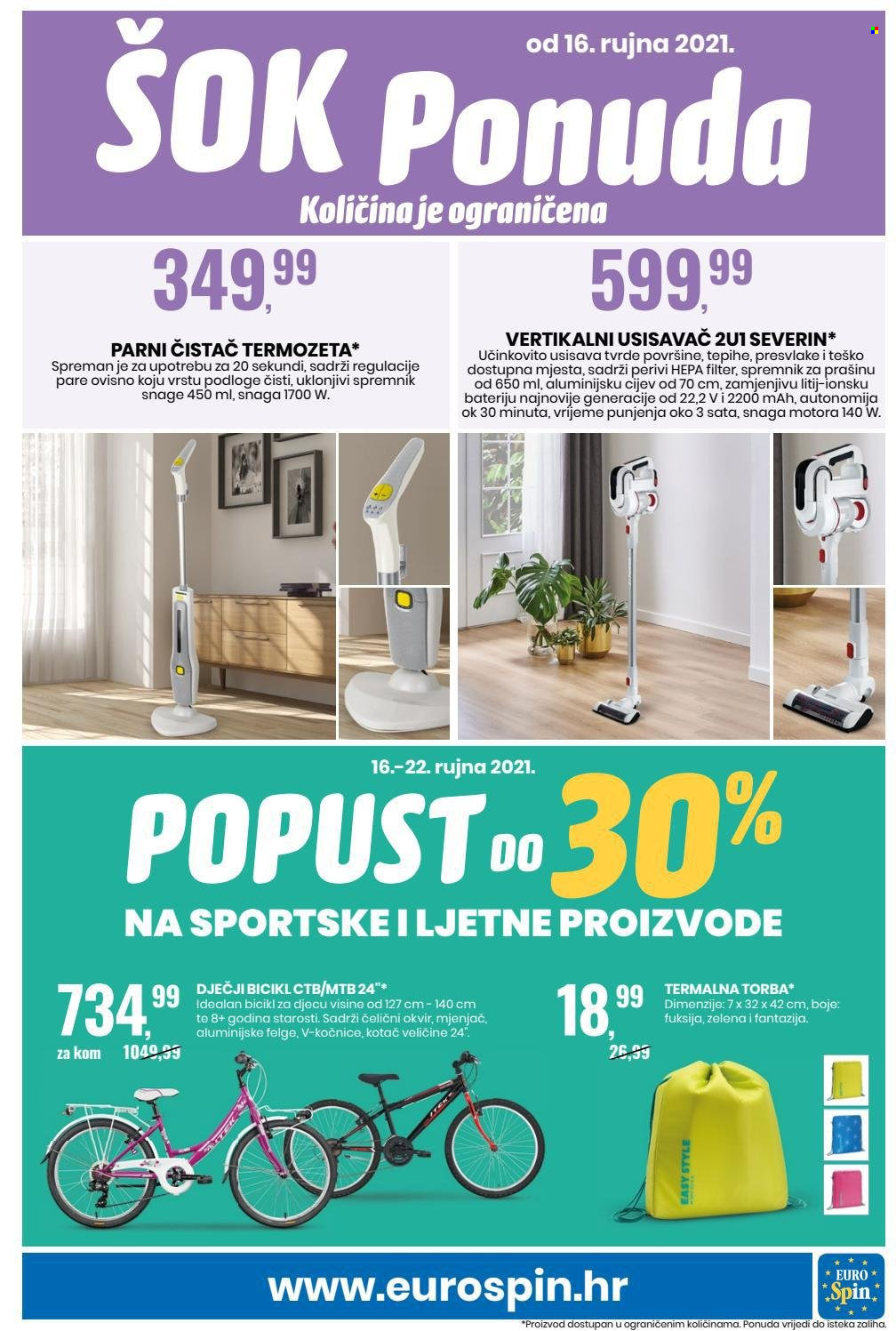 Eurospin katalog - 16.09.2021. - 22.09.2021. Stranica 15