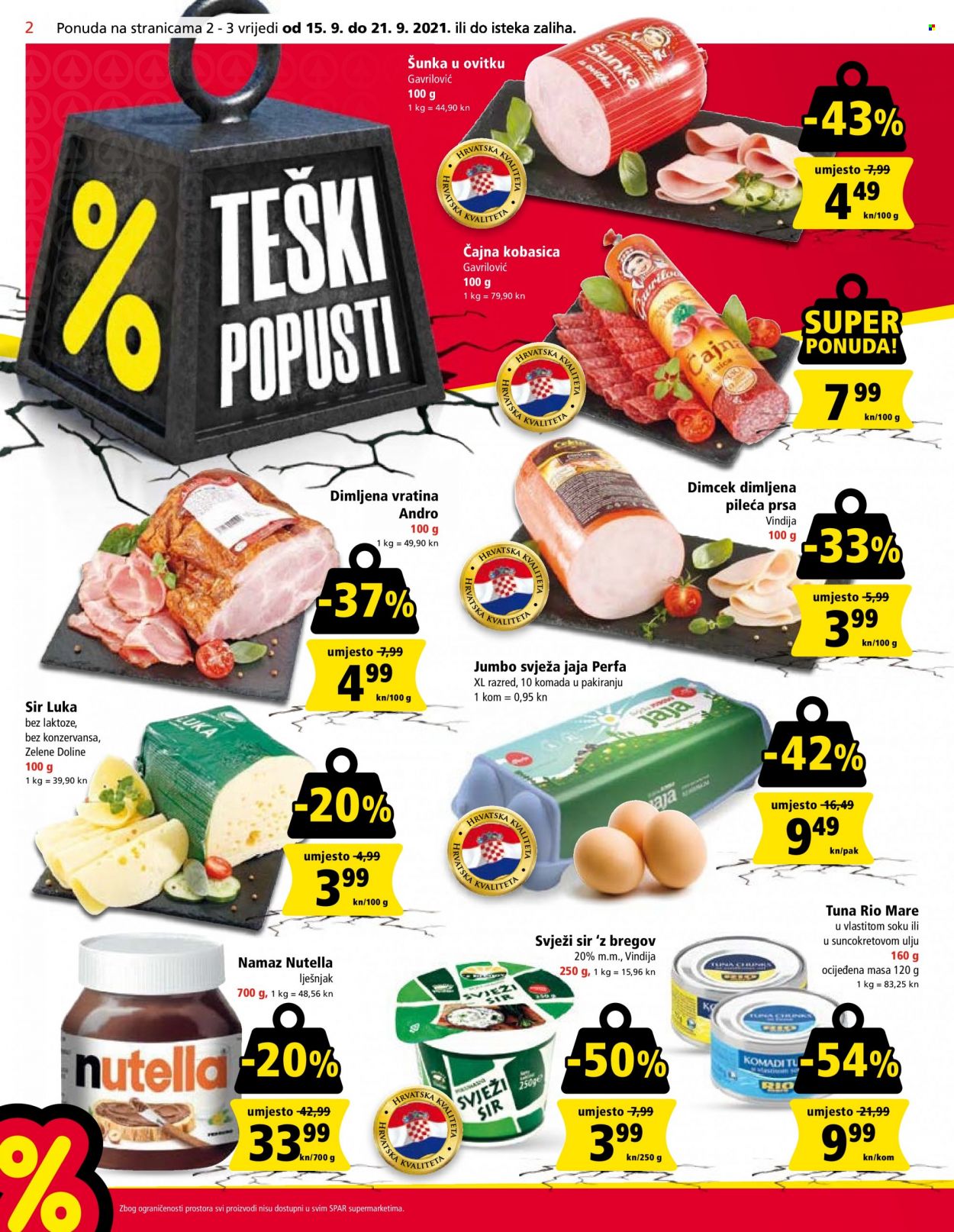 SPAR katalog - 15.09.2021. - 21.09.2021. Stranica 2