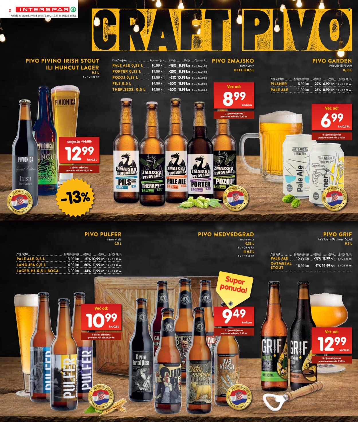 INTERSPAR katalog - 15.09.2021. - 21.09.2021. Stranica 2
