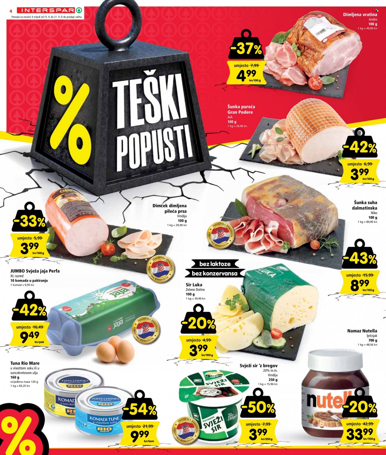 INTERSPAR katalog - 15.09.2021. - 21.09.2021. Stranica 4