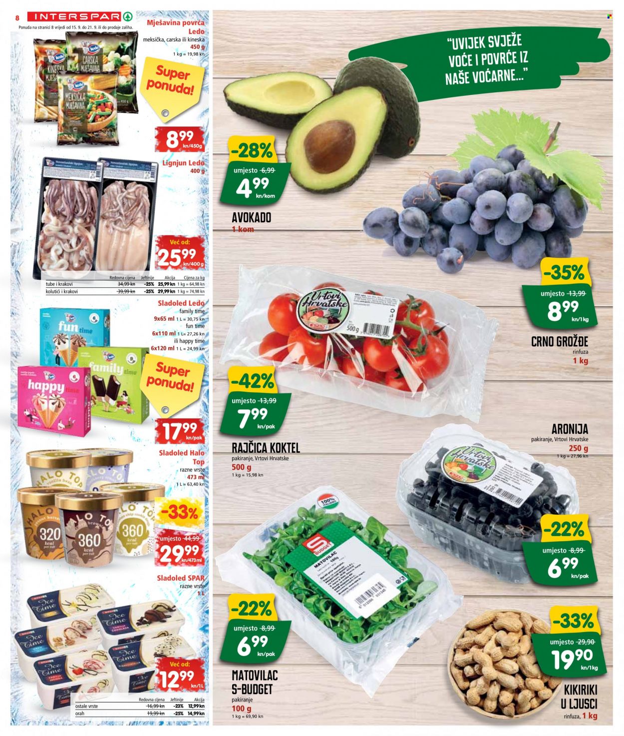 INTERSPAR katalog - 15.09.2021. - 21.09.2021. Stranica 8
