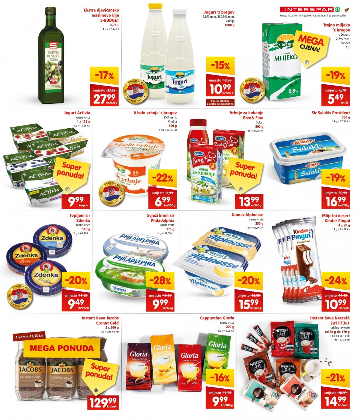 INTERSPAR katalog - 15.09.2021. - 21.09.2021. Stranica 11