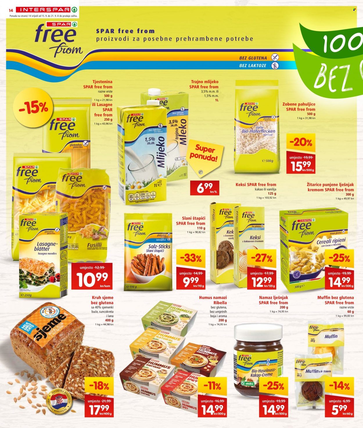 INTERSPAR katalog - 15.09.2021. - 21.09.2021. Stranica 14