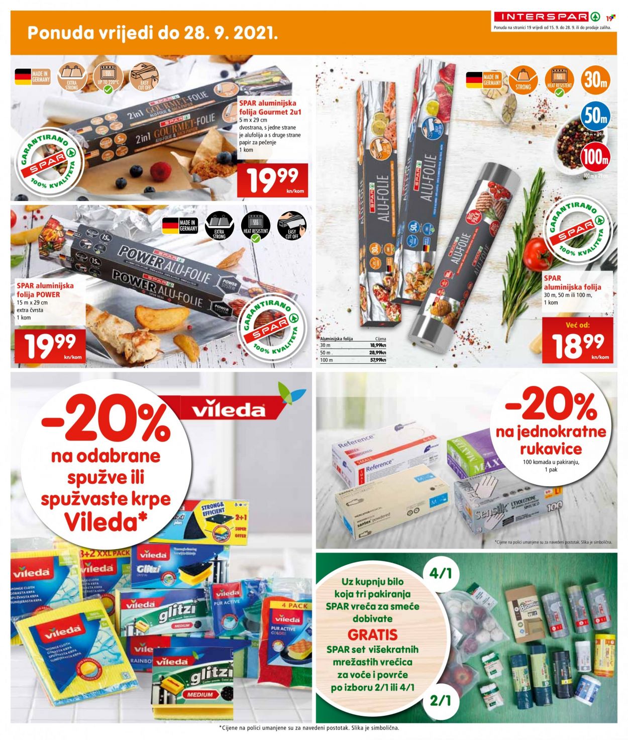 INTERSPAR katalog - 15.09.2021. - 21.09.2021. Stranica 19