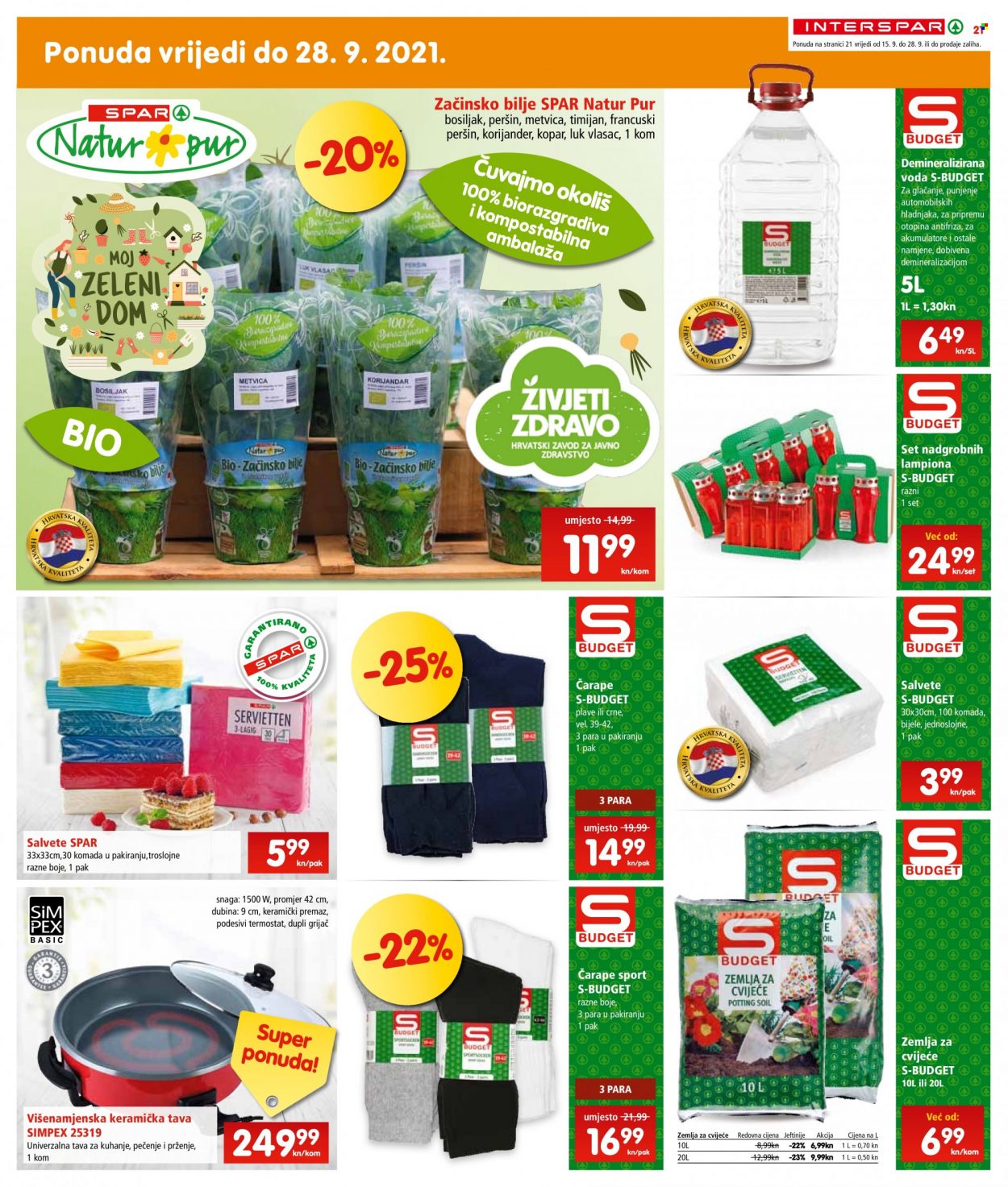 INTERSPAR katalog - 15.09.2021. - 21.09.2021. Stranica 21