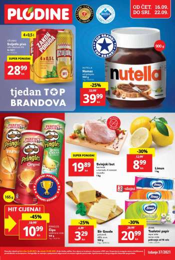 Plodine katalog - 16.09.2021. - 22.09.2021.