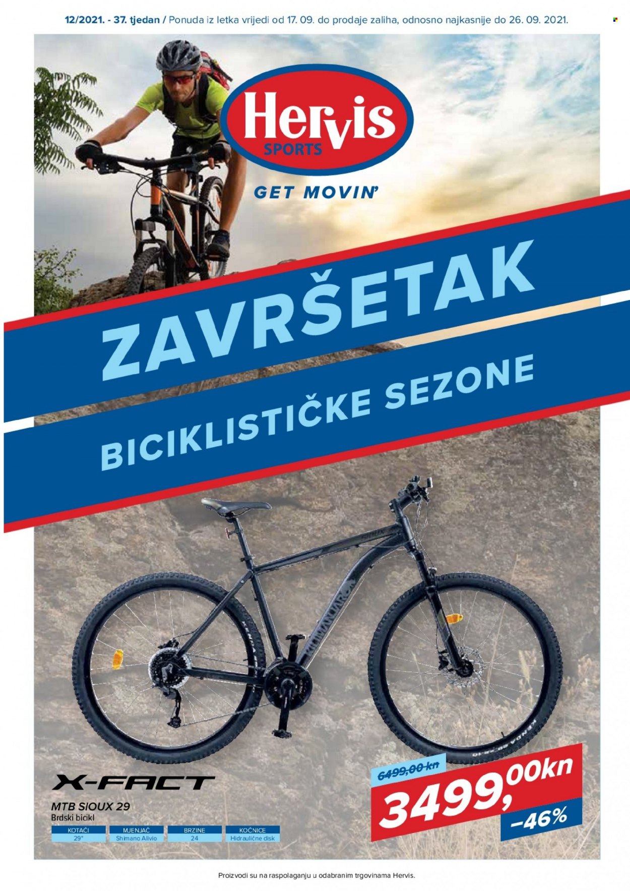 Hervis katalog - 17.09.2021. - 26.09.2021. Stranica 1