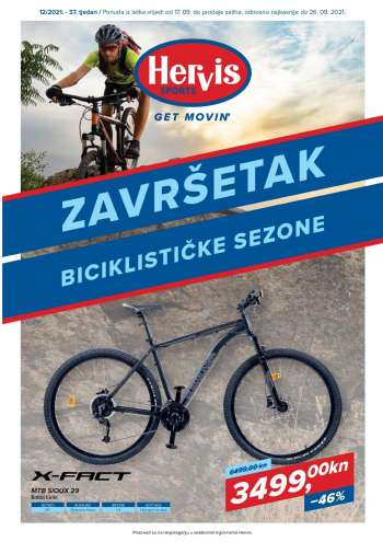 Hervis katalog - 17.09.2021. - 26.09.2021.