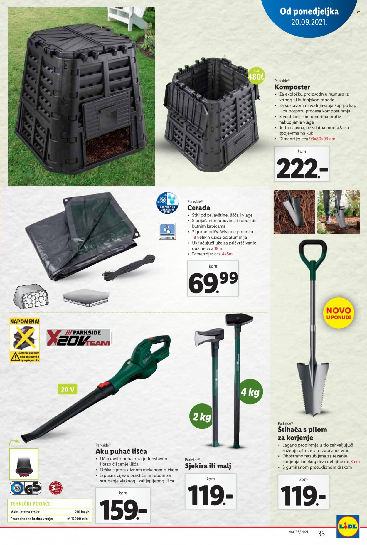 Lidl katalog - 20.09.2021. - 26.09.2021. Stranica 33