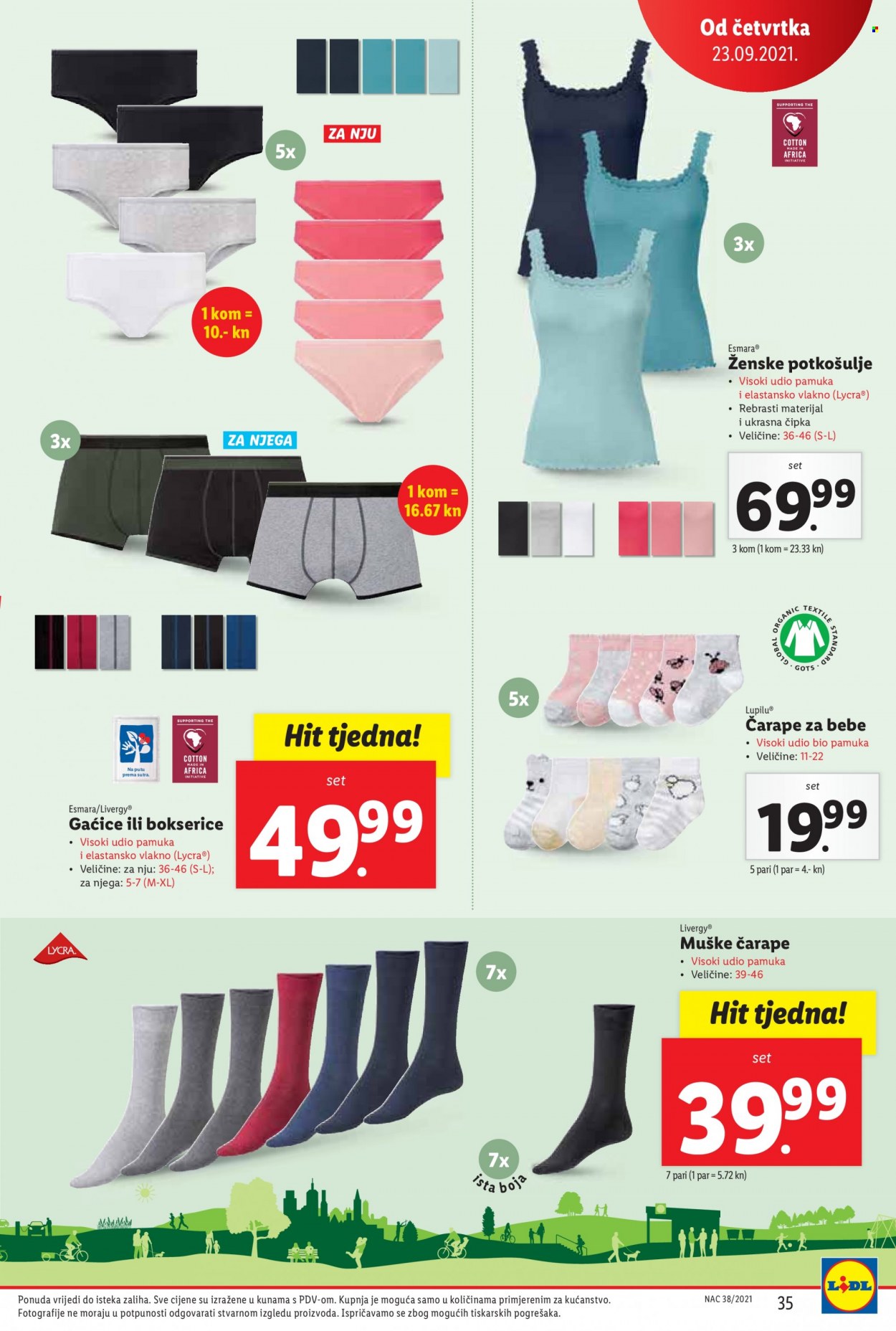 Lidl katalog - 20.09.2021. - 26.09.2021. Stranica 35