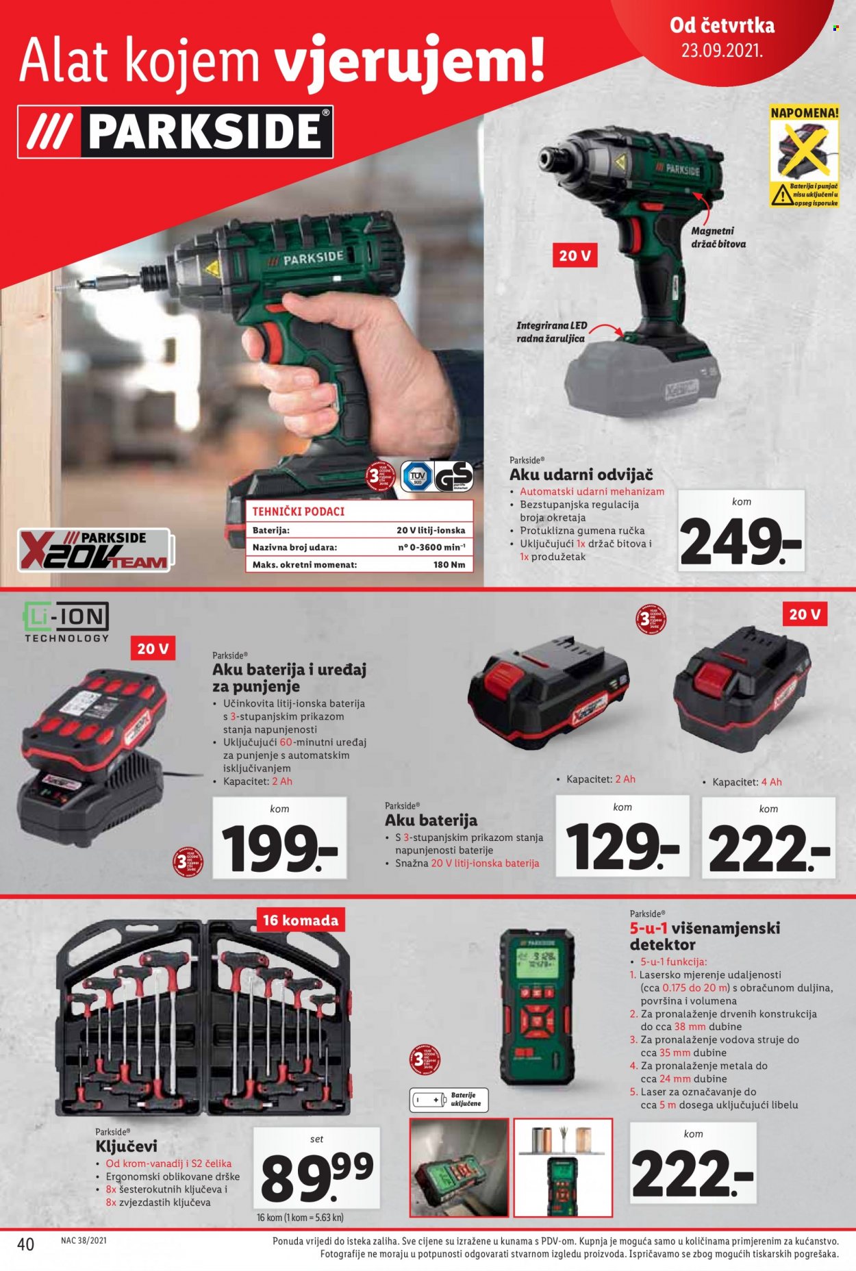 Lidl katalog - 20.09.2021. - 26.09.2021. Stranica 40