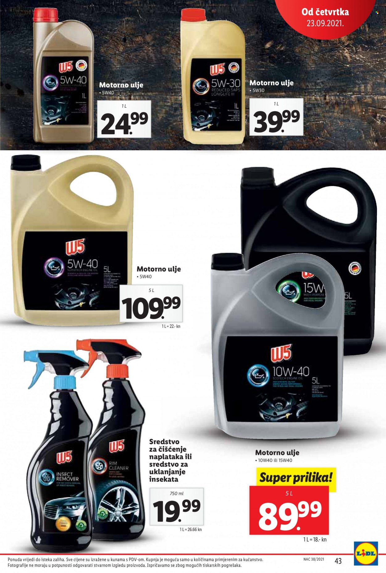 Lidl katalog - 20.09.2021. - 26.09.2021. Stranica 43